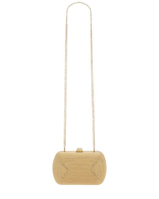 Olga Berg Natural Martina Coiled Rope Clutch