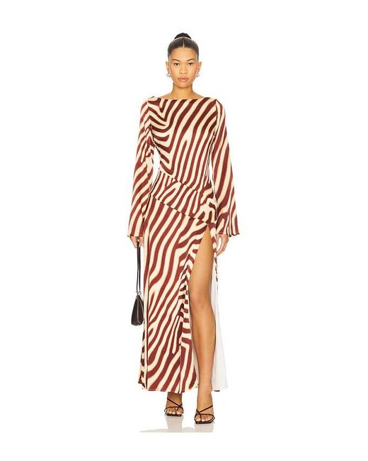 Seven Wonders White Montie Sleeved Maxi Dress