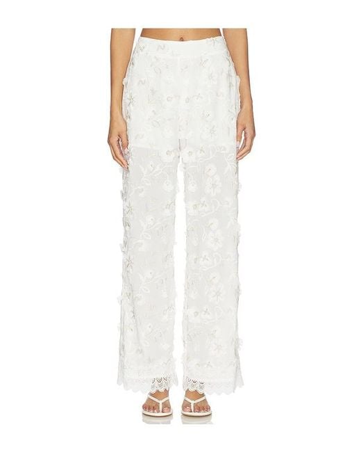 Waimari White Celia Pants