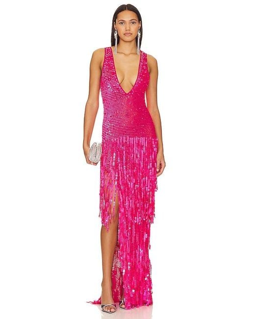 retroféte Pink Libra Dress