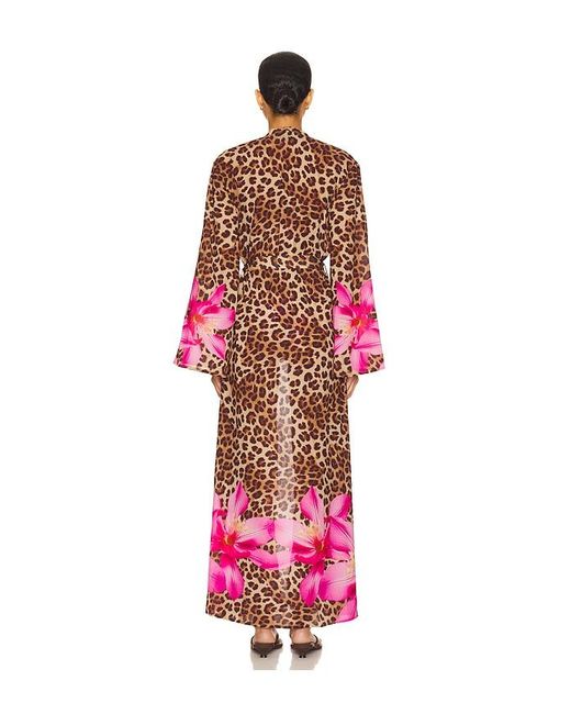 Runaway the Label Red Camille Robe
