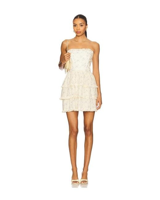 MAJORELLE White Demi Mini Dress