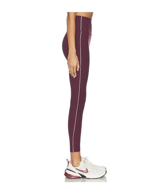 Beyond Yoga Red Spacedye Ready Midi Legging