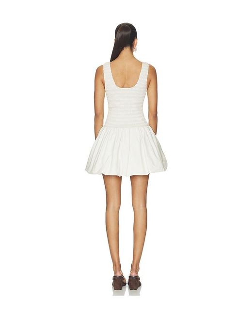 Pistola White Ilona Bubble Hem Dress