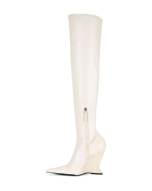SCHUTZ SHOES White X Revolve Siena Over The Knee Boot