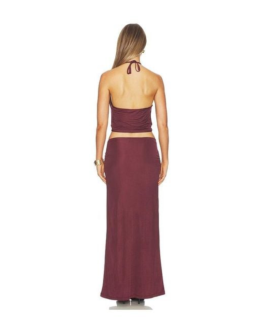 AYA MUSE Red Kaima Top
