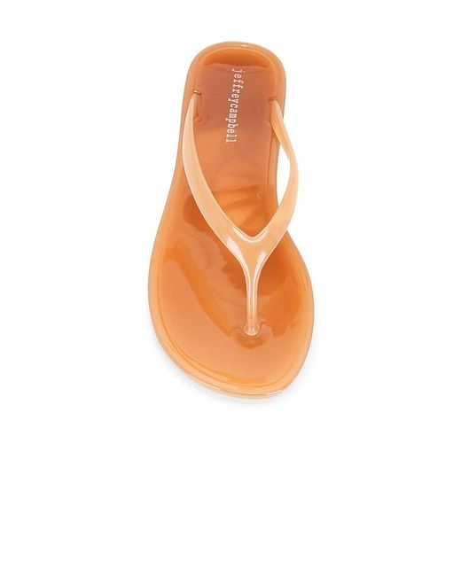 Jeffrey Campbell White Beach Day Flip Flop