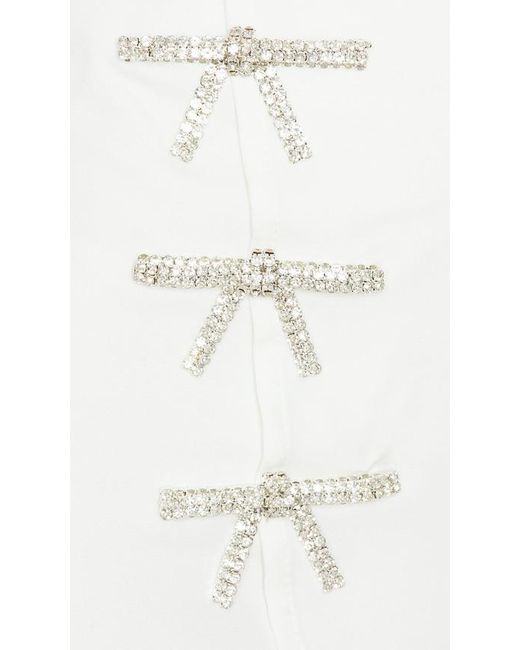 MORE TO COME White Ember Mini Skirt