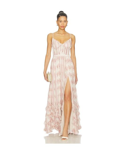 V. Chapman Natural Carmen Maxi Dress