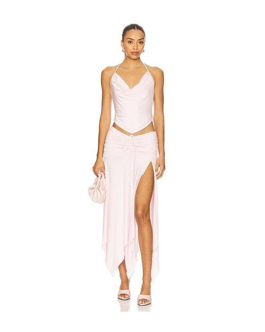 Lovers + Friends Pink Surya Top