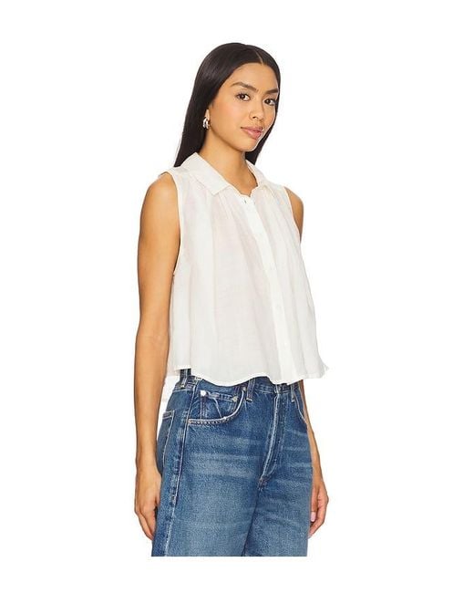 Citizens of Humanity Blue Ambrose Sleeveless Top