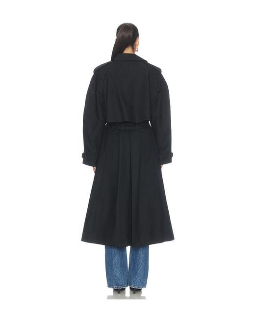 Anine Bing Blue Pascale Maxi Trench