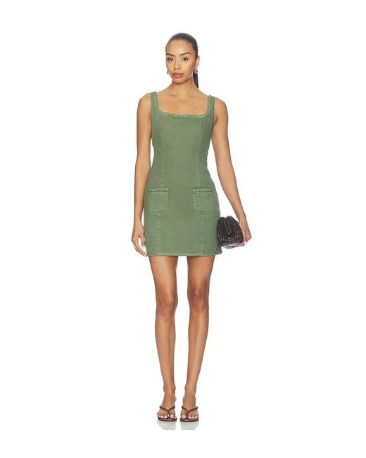 Amanda Uprichard Green Aiden Dress