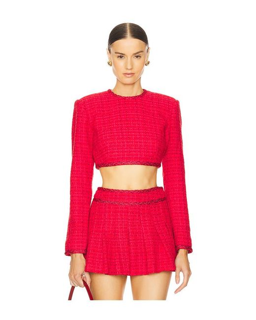 Lovers + Friends Alina トップ Red