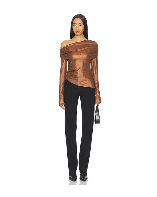 Lovers + Friends Black Coraline Top