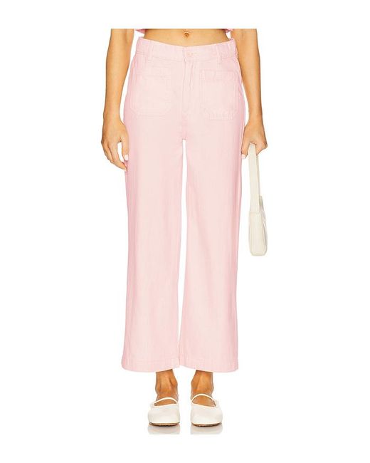 Pierna Ancha Hepburn En Color Rubor Talla En DL1961 de color Pink