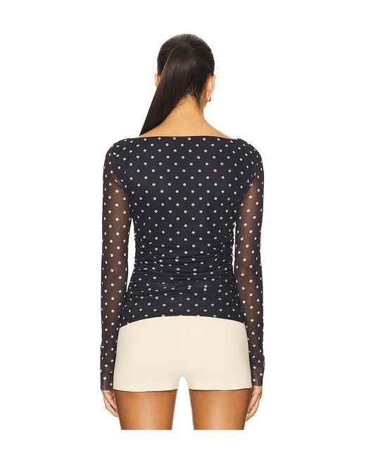 MAJORELLE Black Lena Top