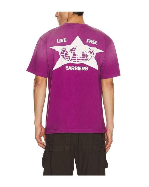 Barriers Worldwide Pink 3-Pack Logo T-Shirts for men