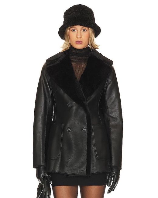 Lamarque Black Camille Coat