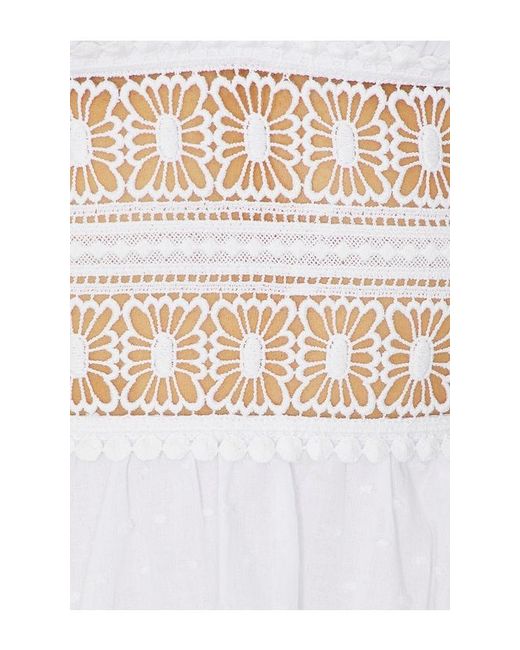 Poupette White Emilie Mini Dress