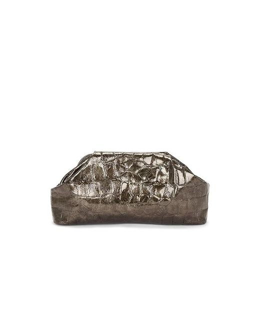CULTNAKED Brown Babylon Leather Clutch