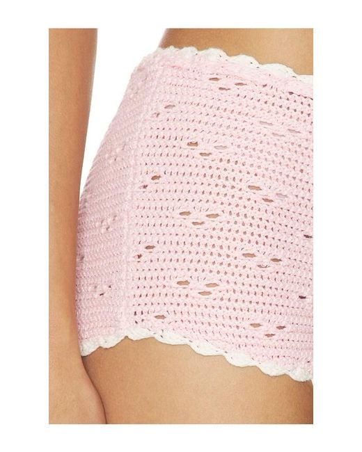 MAJORELLE White Bernadette Mini Short