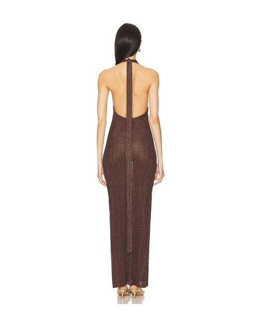 misha brown sequin dress Misha The Sapphire Sequin Maxi Dress in Fig Brown  Hills Shire Hire