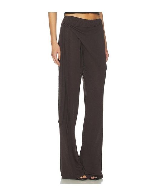 OTTOLINGER Black Linen Sweatpant