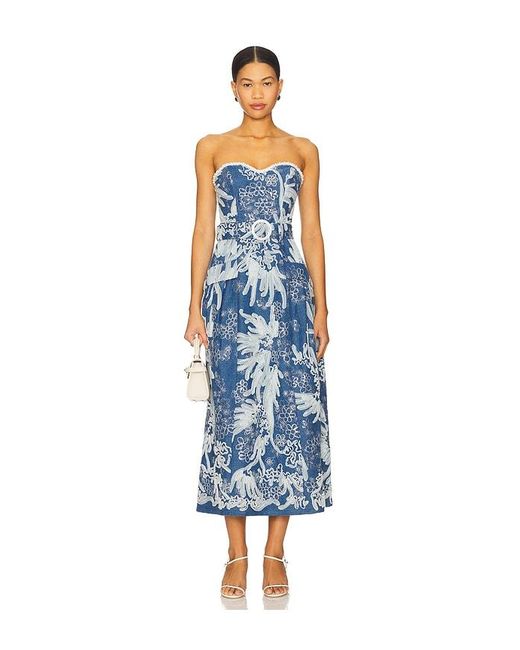 Elliatt Blue Anneliese Midi Dress