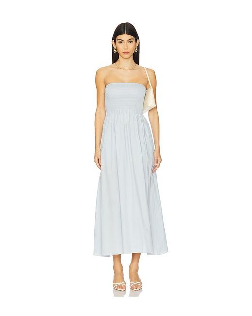 Vestido Midi Madella En Color Bebe Azul Talla (También En M, S, Xl, Xs) Faithfull The Brand de color White