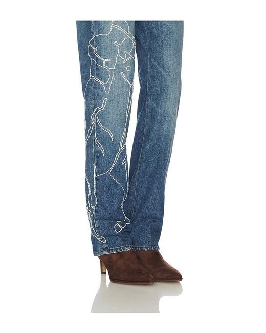 Polo Ralph Lauren Blue Rigid Denim Straight Leg