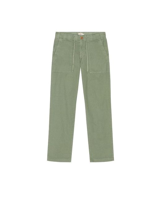 Faherty Brand Green Dune Utility Pant for men