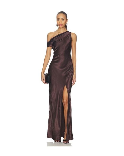 bec and bridge brown satin dress Bec and Bridge Brown Moon Dress by Bec and bridge