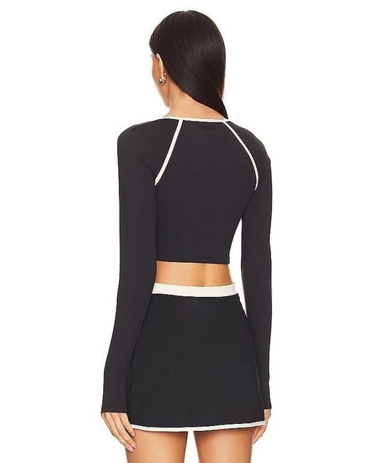 LSPACE Black Campbell Top