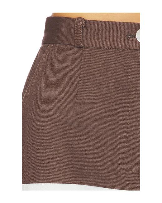 Matthew Bruch White High-Waist Combo Jeans