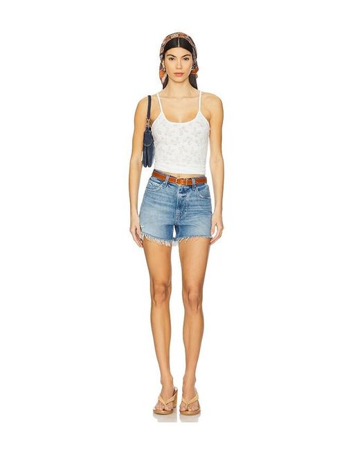 PAIGE Blue Archie Short