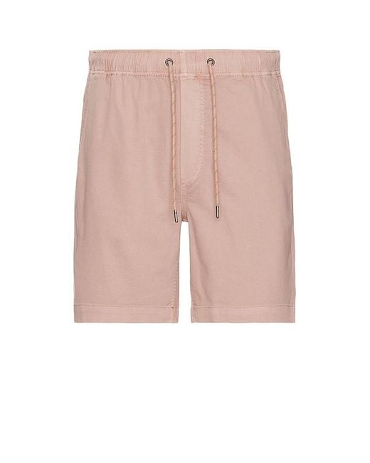Faherty Brand Pink Essential Drawstring Short for men