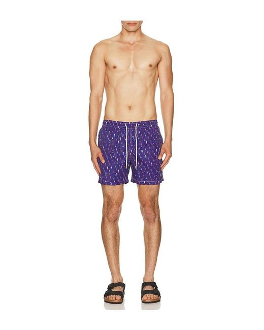 ARRELS Barcelona Blue Altinha X Malika Favre Exclusive Swim Shorts for men