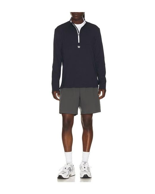 Wilson Blue Elevate Performance Half-Zip for men