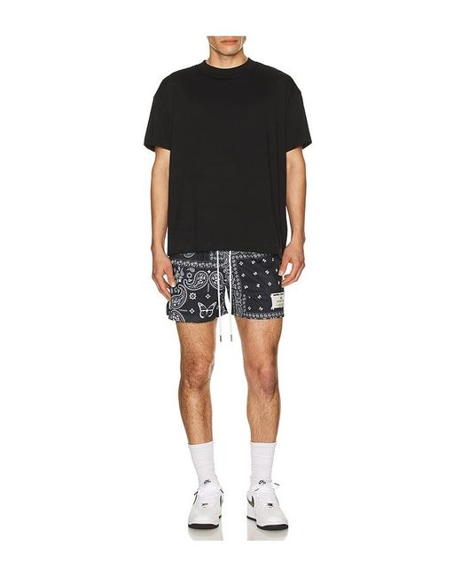 Ryoko Rain Black Original Paisley Shorts for men