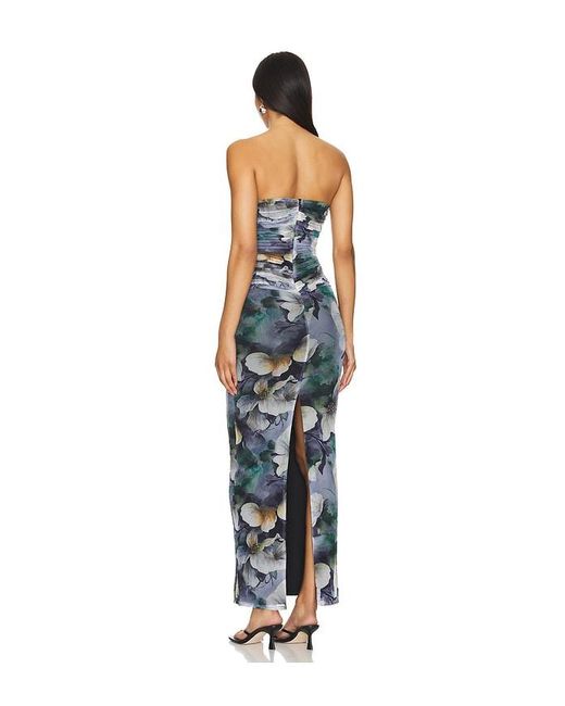 MORE TO COME Blue Sammie Maxi Dress