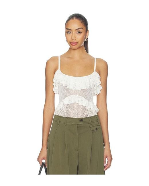 Ulla Johnson Blue Bania Knit Bodysuit