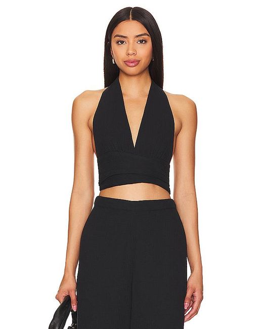 LSPACE Black Santos Top