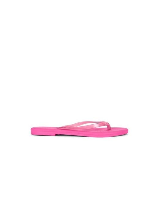 TKEES Pink Aqua Flip Flops