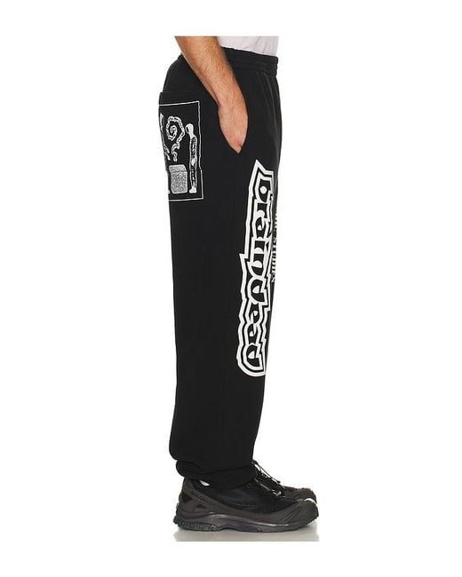 Brain Dead Black Psychic Studies Sweatpant for men