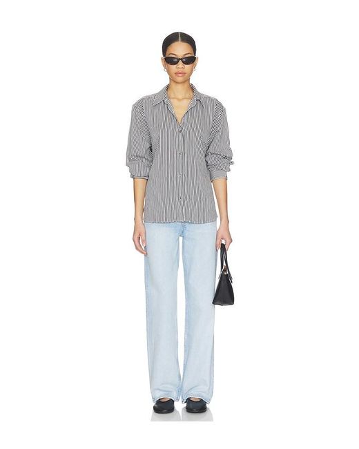 Agolde Blue Low Rise Loose Jeans