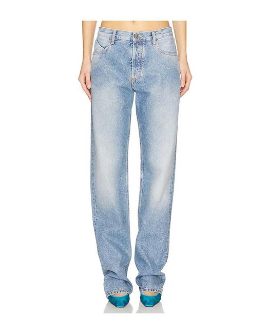 Long Pant En Color Azul Talla En The Attico de color Blue