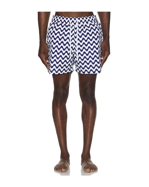 Frescobol Carioca Blue Copacabana Sport Swim Shorts for men