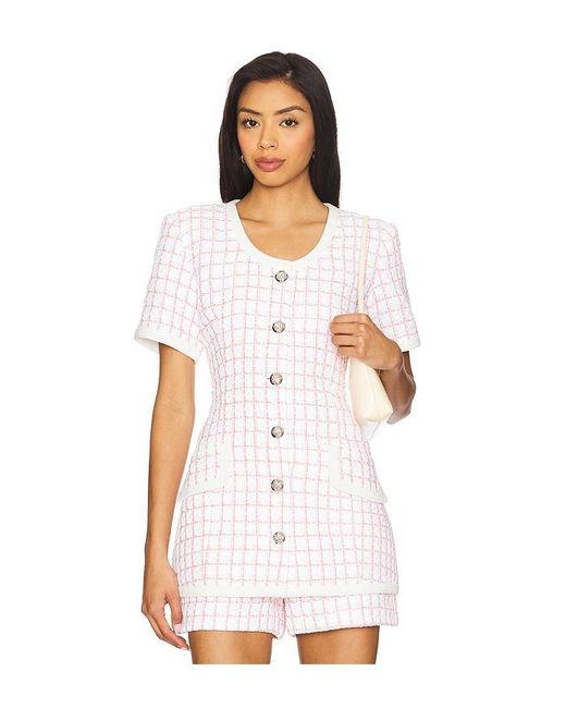 Chaqueta Frances En Color Rosado Talla En Maude Club de color White