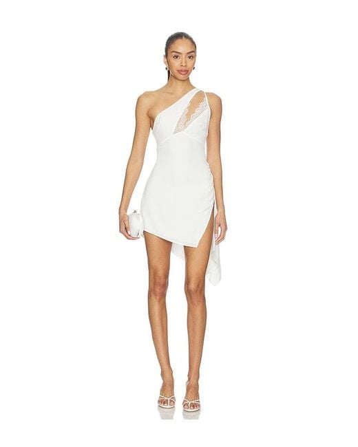 superdown White X Emma Rose Tracie Mini Dress
